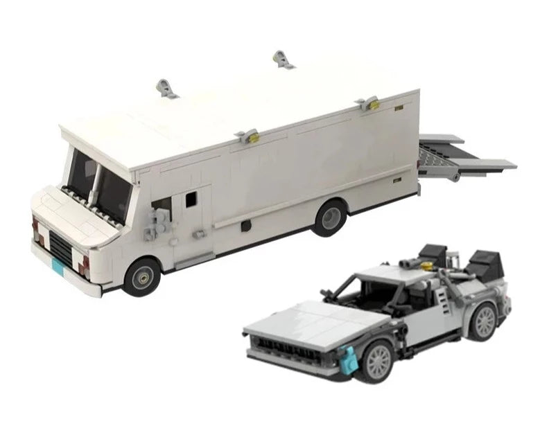 Blocky Speeders Back to the Future Set