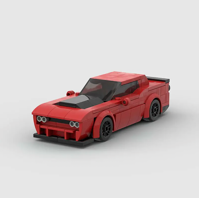 Blocky Speeders Dodge Challenger SRT Hellcat