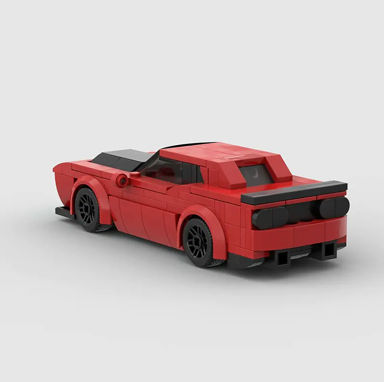 Blocky Speeders Dodge Challenger SRT Hellcat