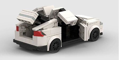 Blocky Speeders Tesla Model X