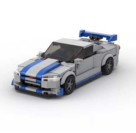 Blocky Speeders Fast & Furious Nissan GTR R34