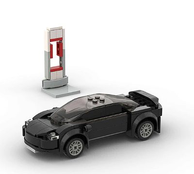 Blocky Speeders Tesla Model S