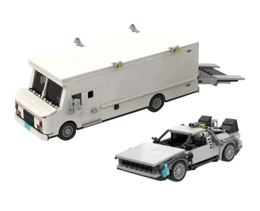 Blocky Speeders Back to the Future Set